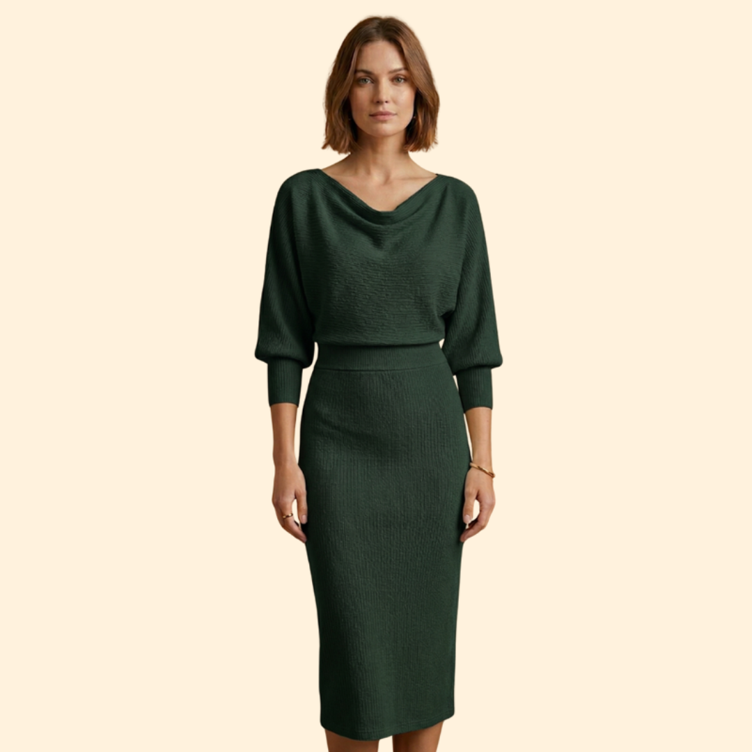 Women's Chic Cowl Neck Dress