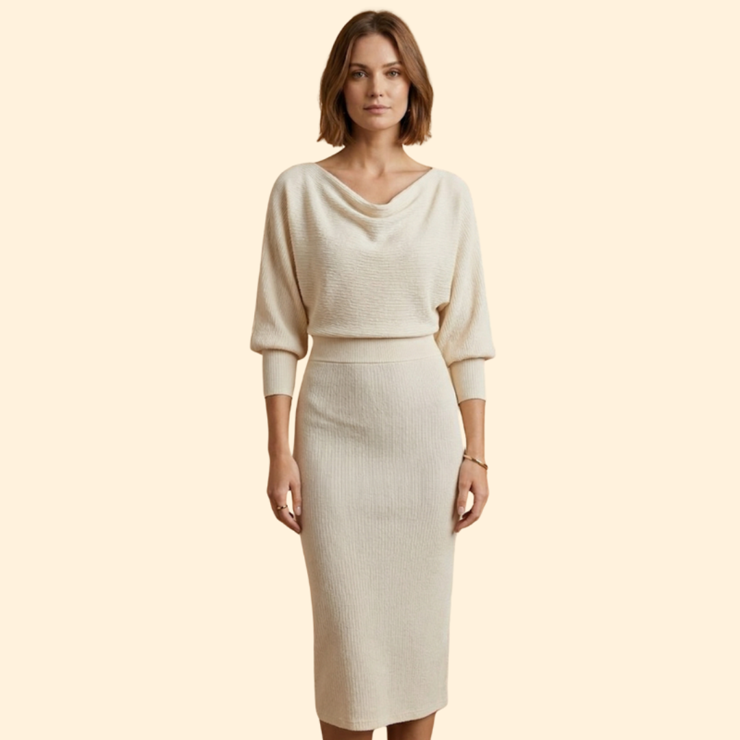 Women's Chic Cowl Neck Dress