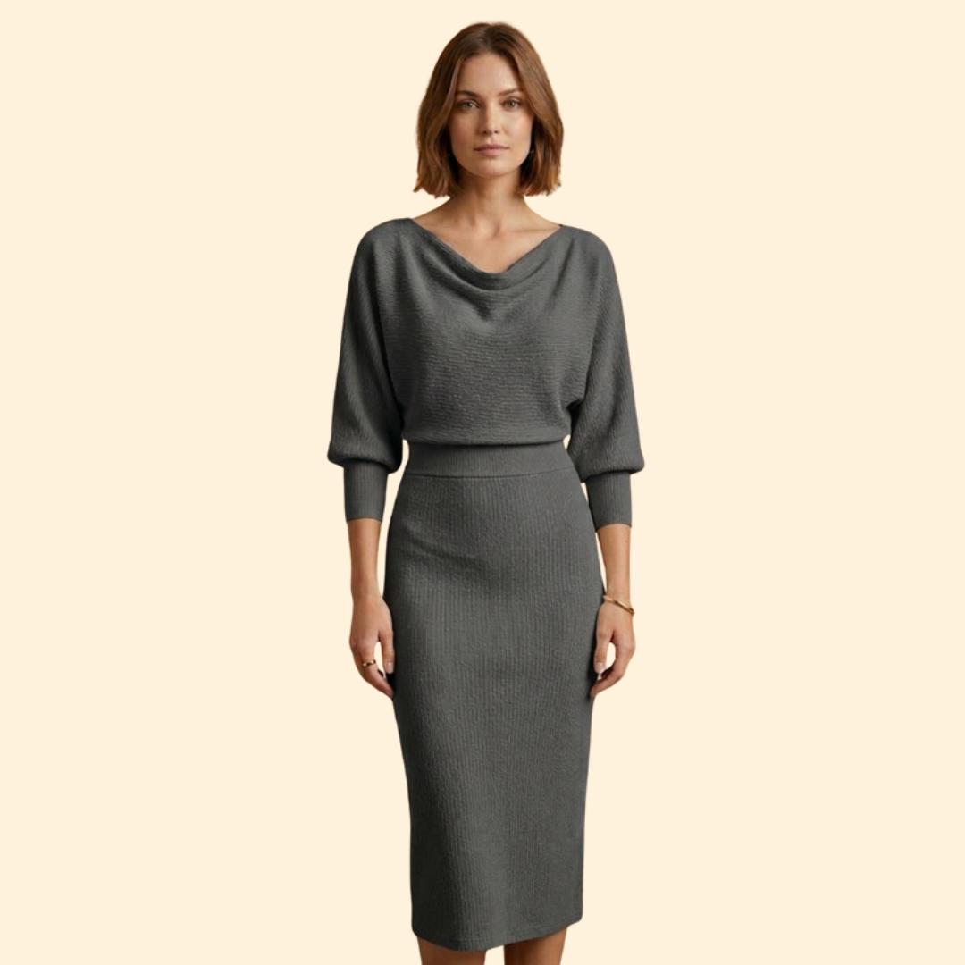 Women's Chic Cowl Neck Dress
