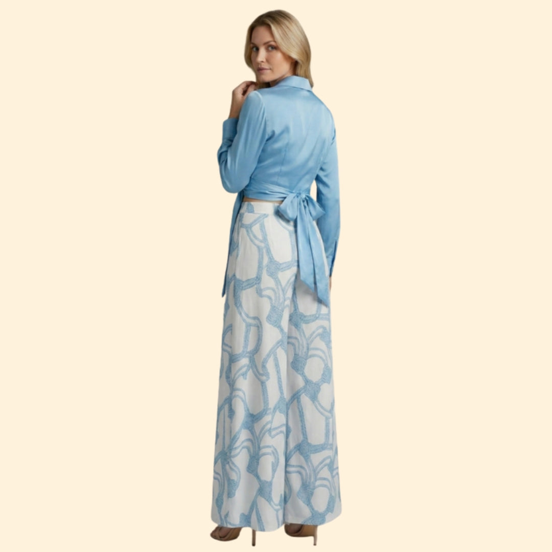 Women's Chic Crop & Skirt Set