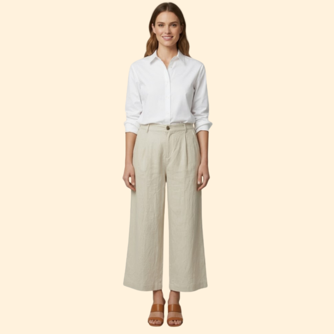 Women's Chic Cropped Trousers