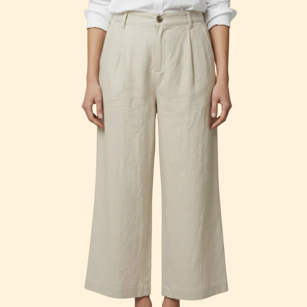 Women's Chic Cropped Trousers