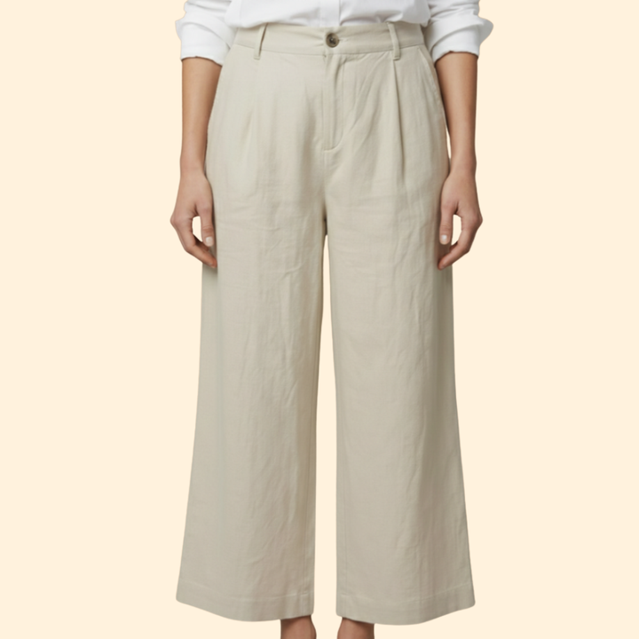 Women's Chic Cropped Trousers