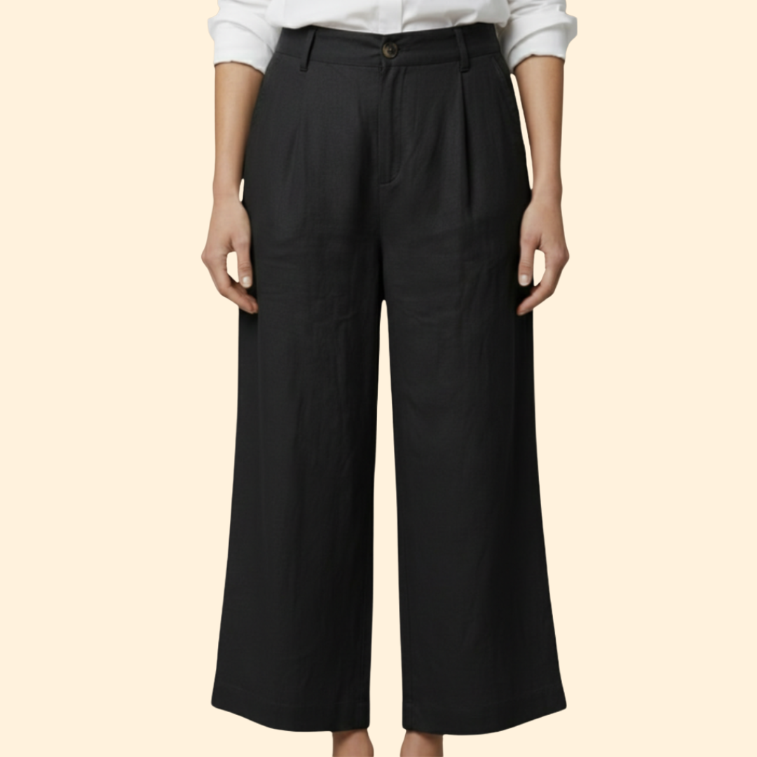 Women's Chic Cropped Trousers