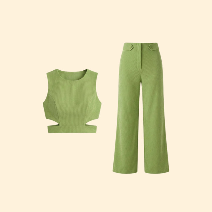 Women's Chic Cut-Out Set