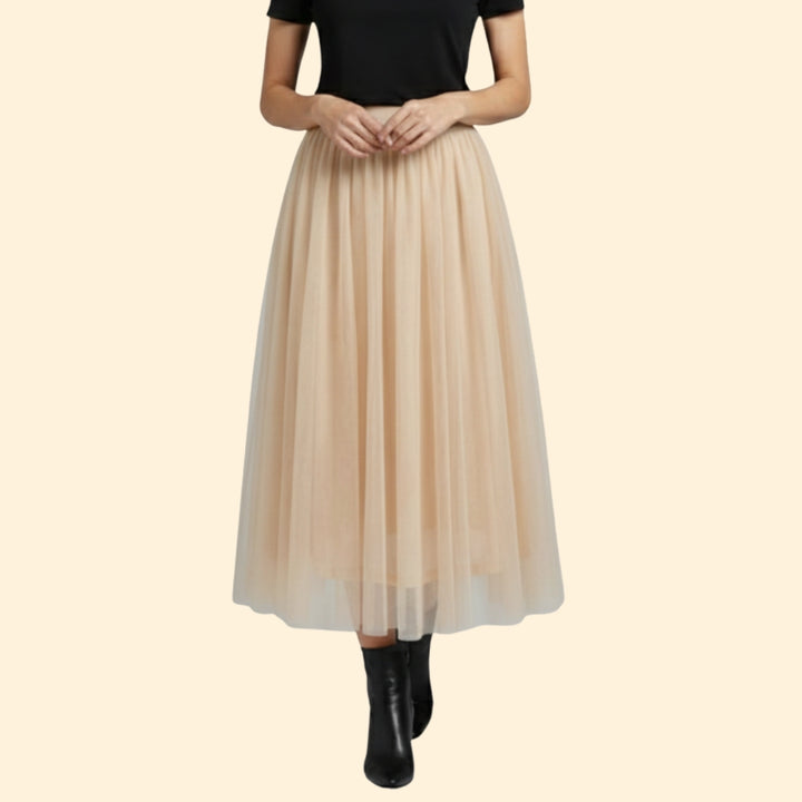Women's Chic Layered Tulle Skirt