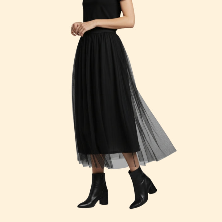 Women's Chic Layered Tulle Skirt