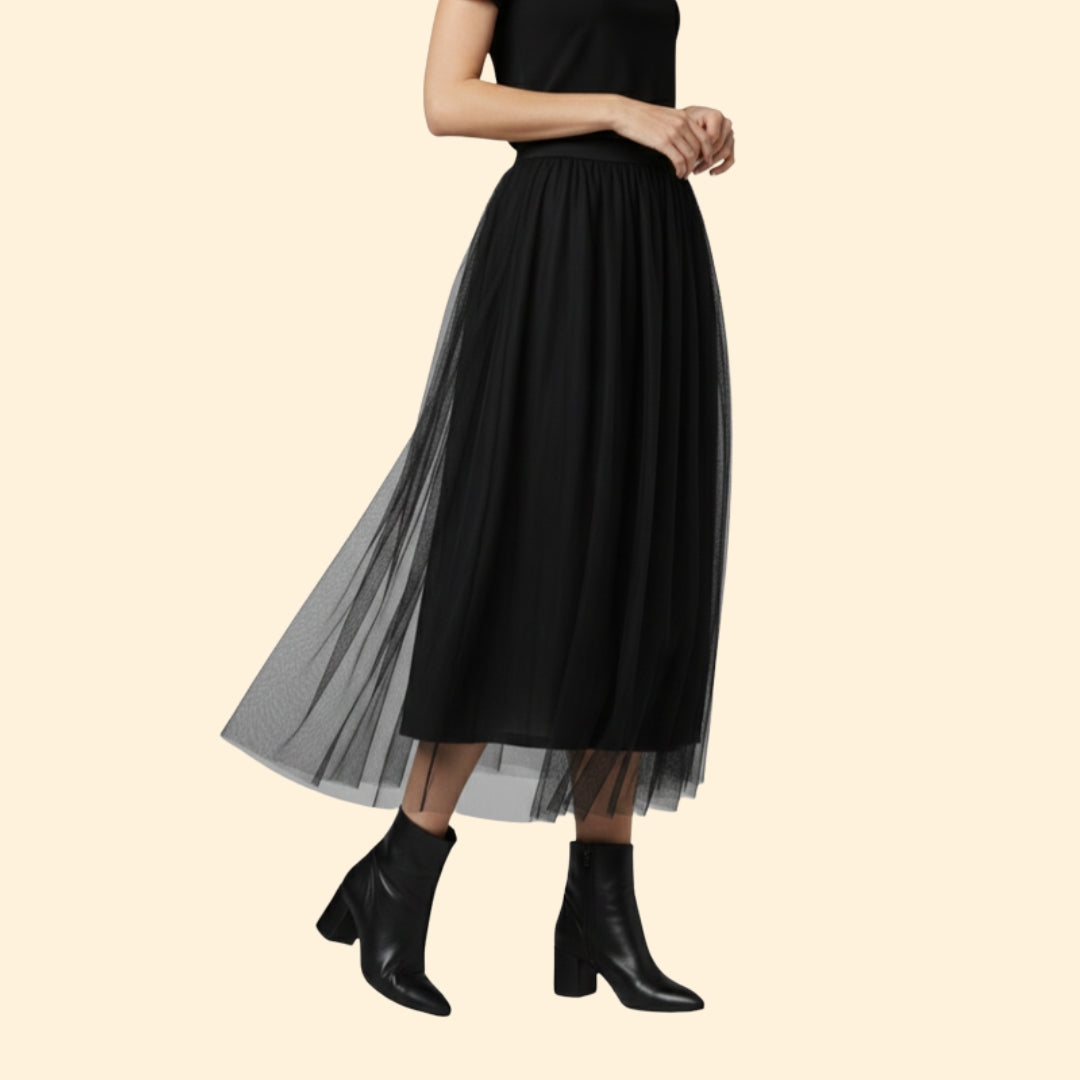 Women's Chic Layered Tulle Skirt