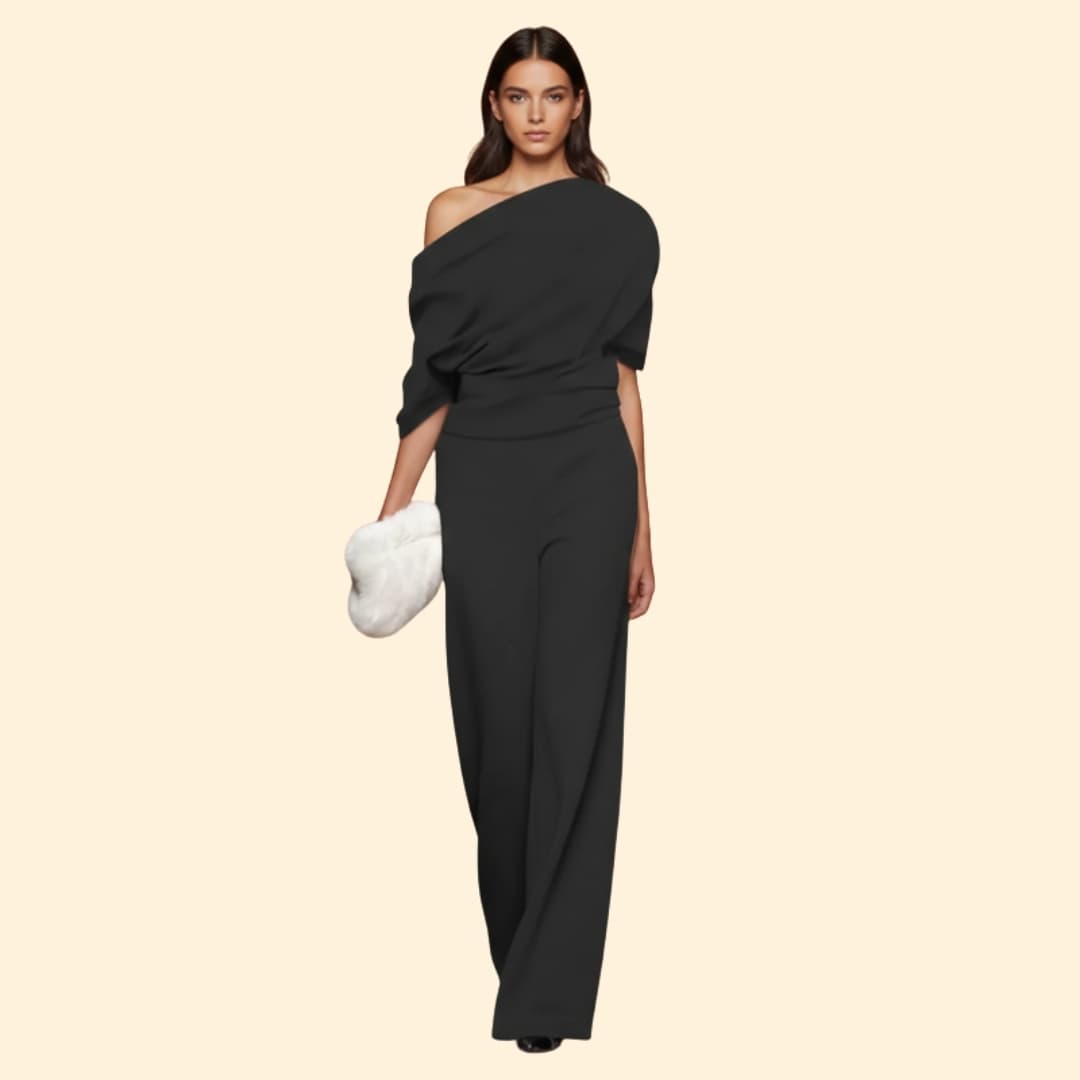 Women's Chic Off-Shoulder Jumpsuit