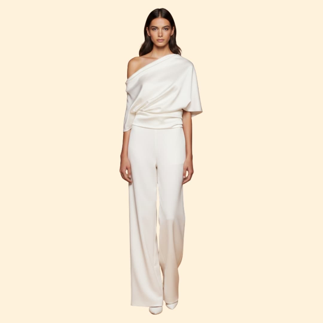 Women's Chic Off-Shoulder Jumpsuit