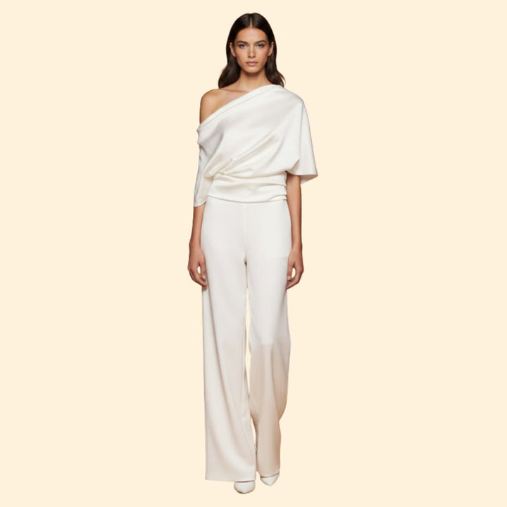 Women's Chic Off-Shoulder Jumpsuit