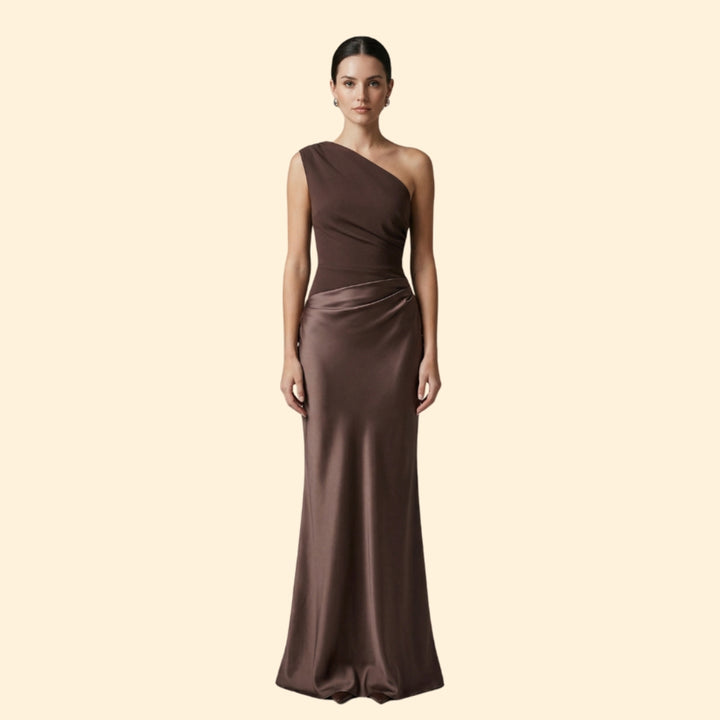 Women's Chic One-Shoulder Dress