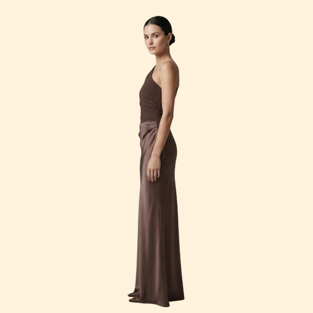 Women's Chic One-Shoulder Dress