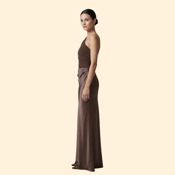 Women's Chic One-Shoulder Dress
