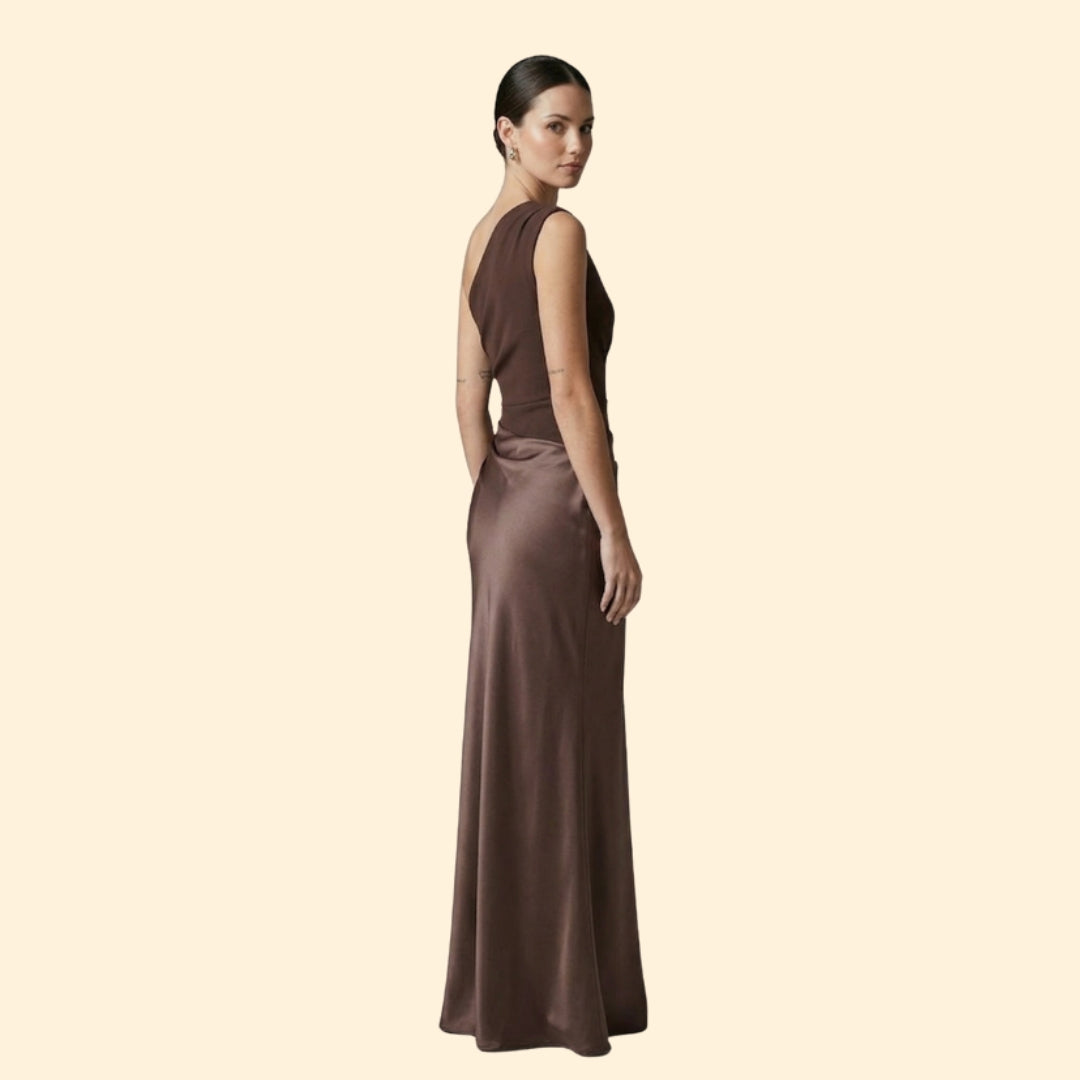 Women's Chic One-Shoulder Dress
