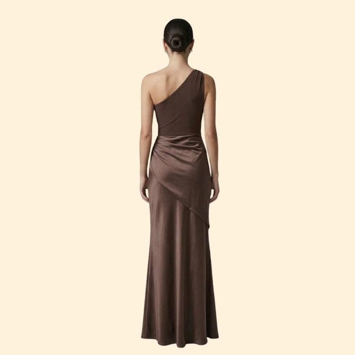 Women's Chic One-Shoulder Dress