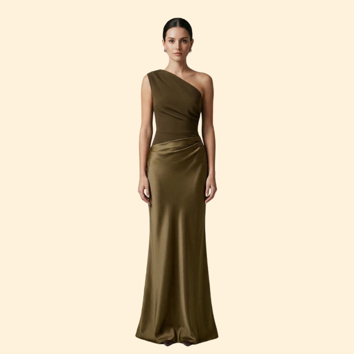 Women's Chic One-Shoulder Dress