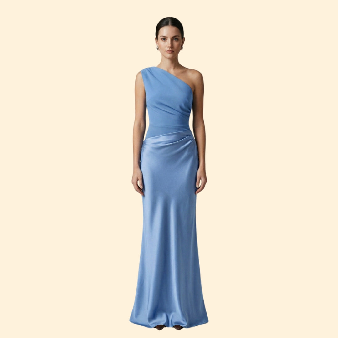 Women's Chic One-Shoulder Dress