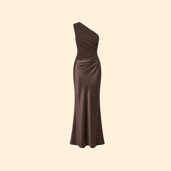 Women's Chic One-Shoulder Dress