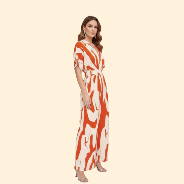 Women’s Chic Pattern Jumpsuit