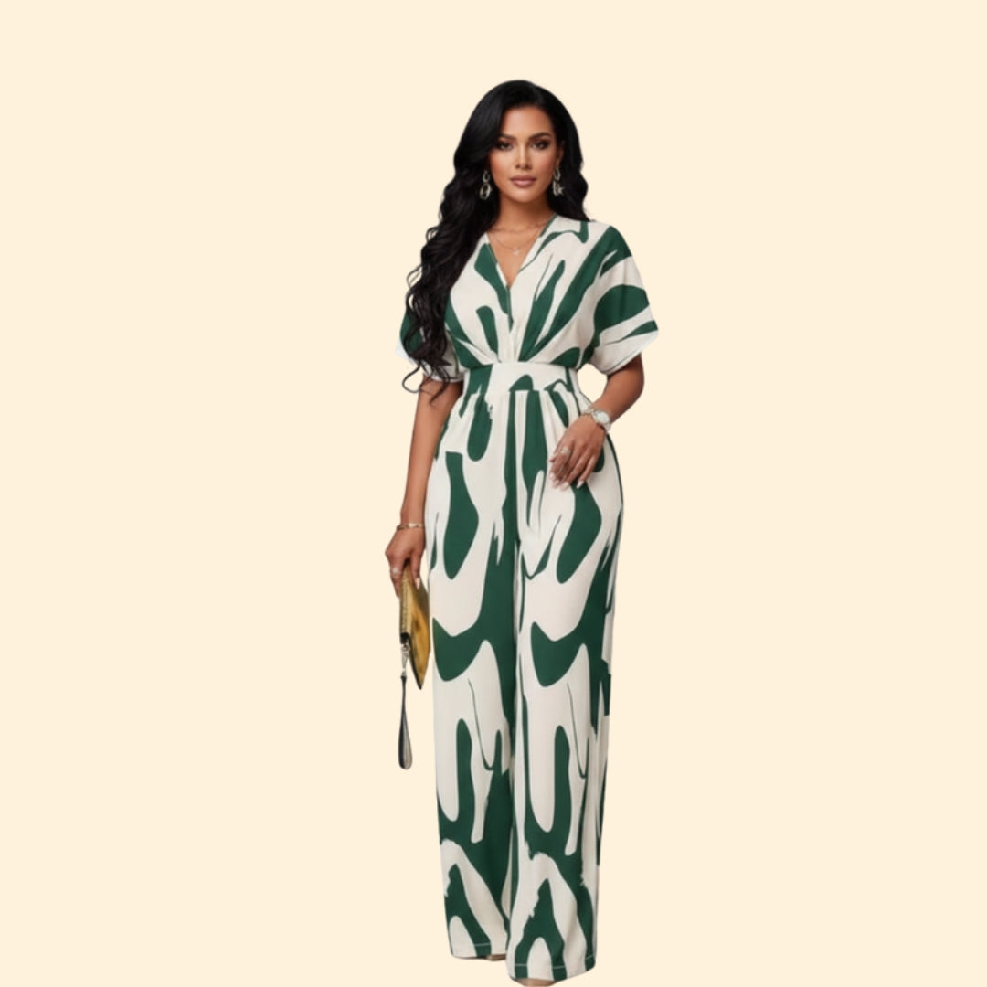 Women’s Chic Pattern Jumpsuit