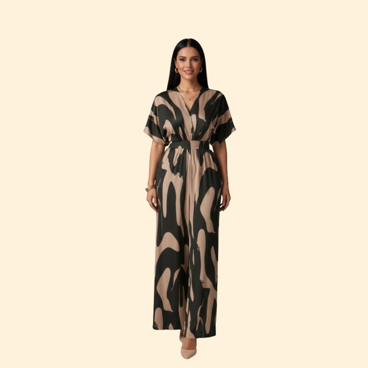 Women’s Chic Pattern Jumpsuit