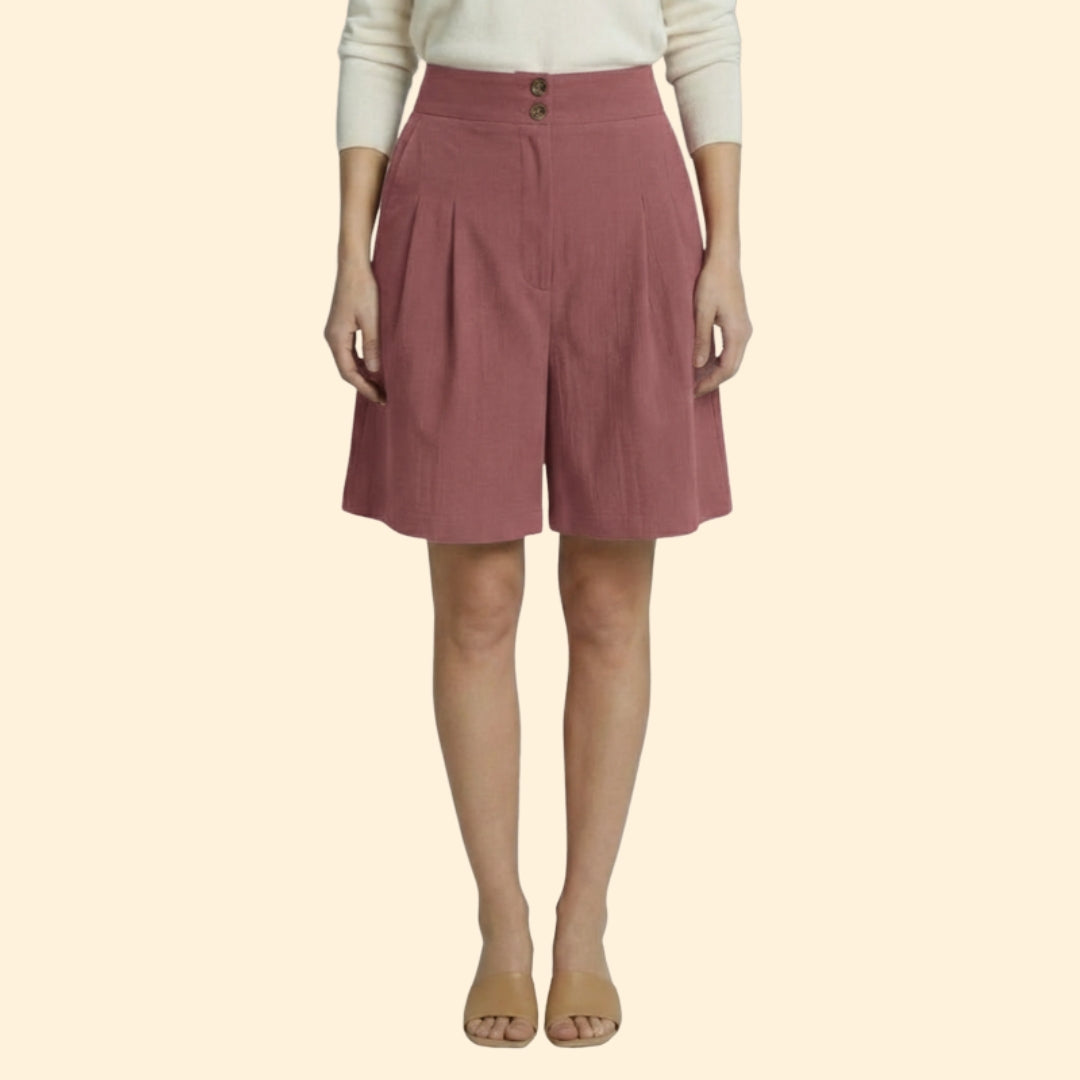 Women's Chic Pleated Shorts