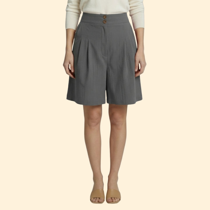 Women's Chic Pleated Shorts