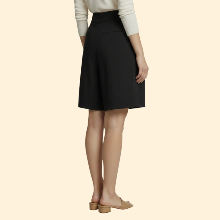 Women's Chic Pleated Shorts