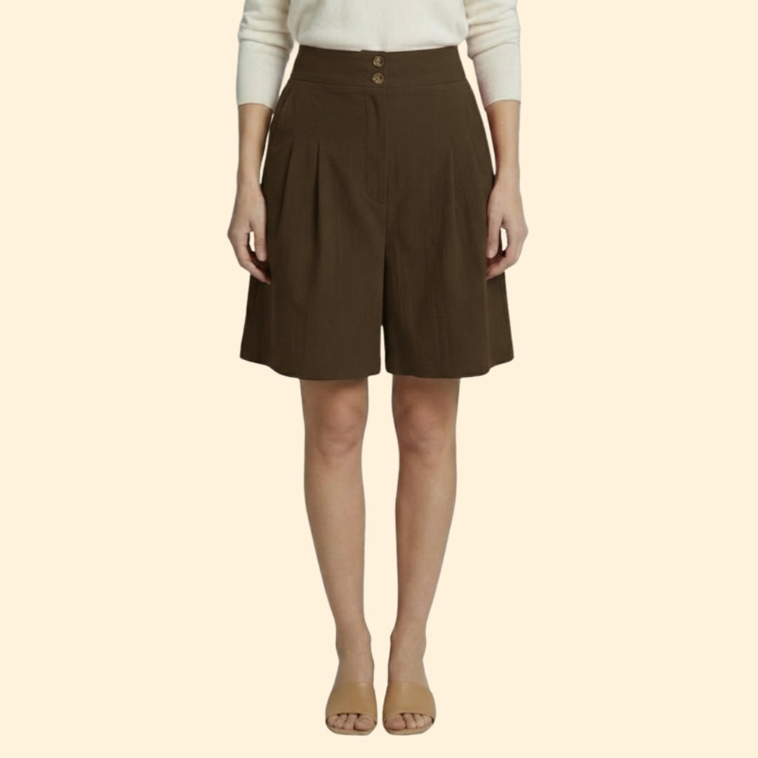 Women's Chic Pleated Shorts