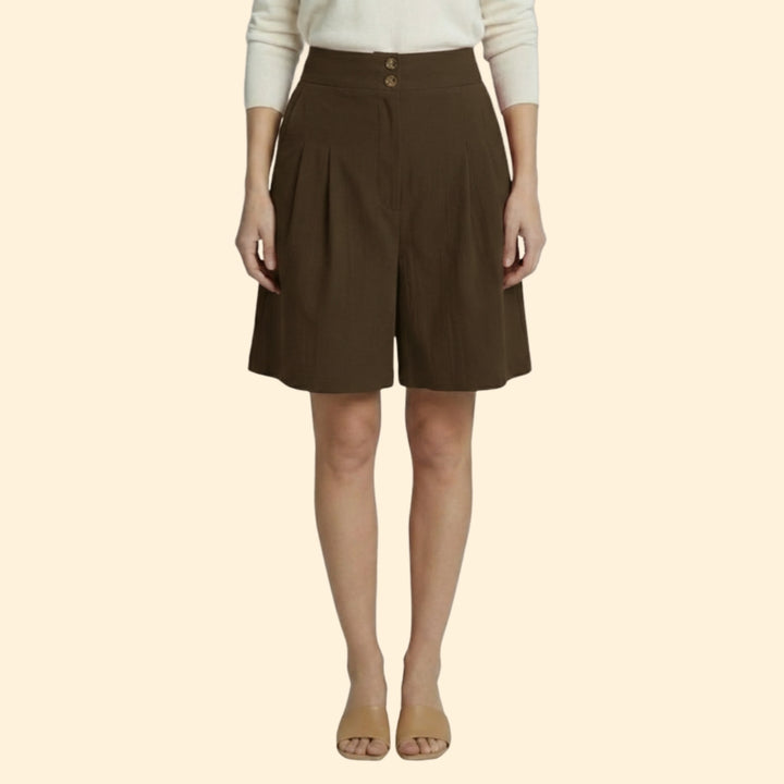 Women's Chic Pleated Shorts