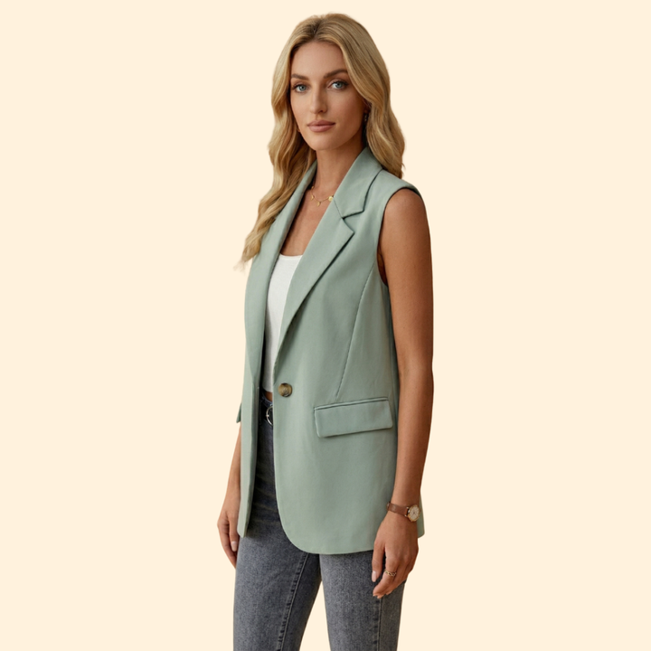 Women’s Chic Sleeveless Blazer