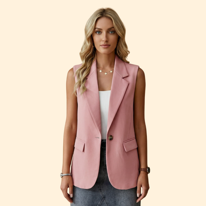 Women’s Chic Sleeveless Blazer