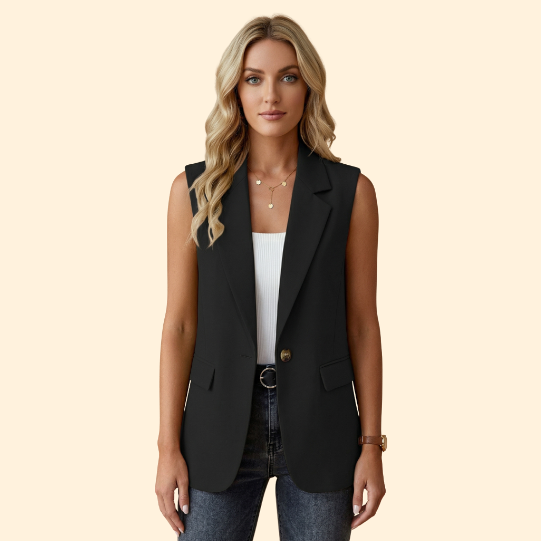 Women’s Chic Sleeveless Blazer