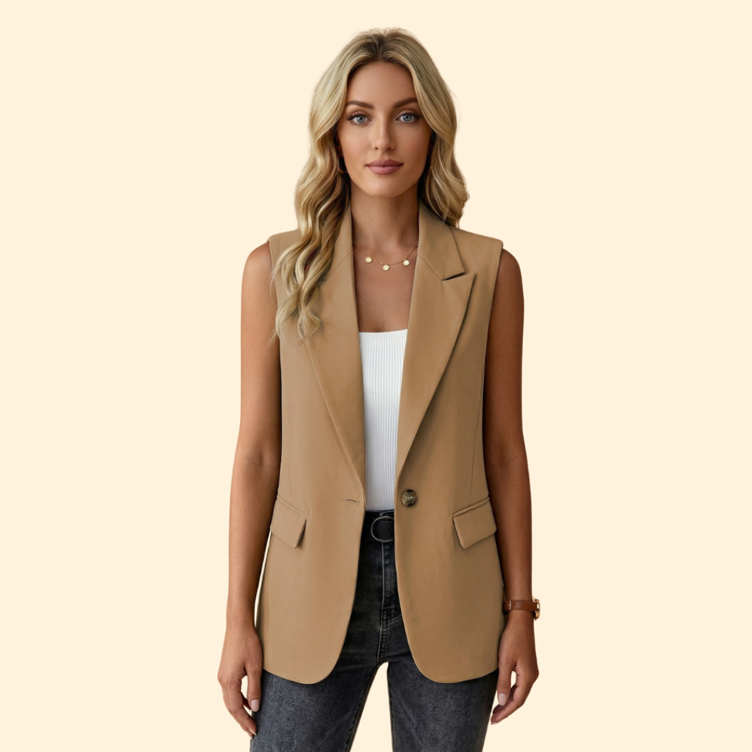 Women’s Chic Sleeveless Blazer