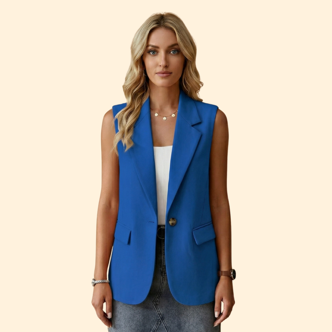 Women’s Chic Sleeveless Blazer