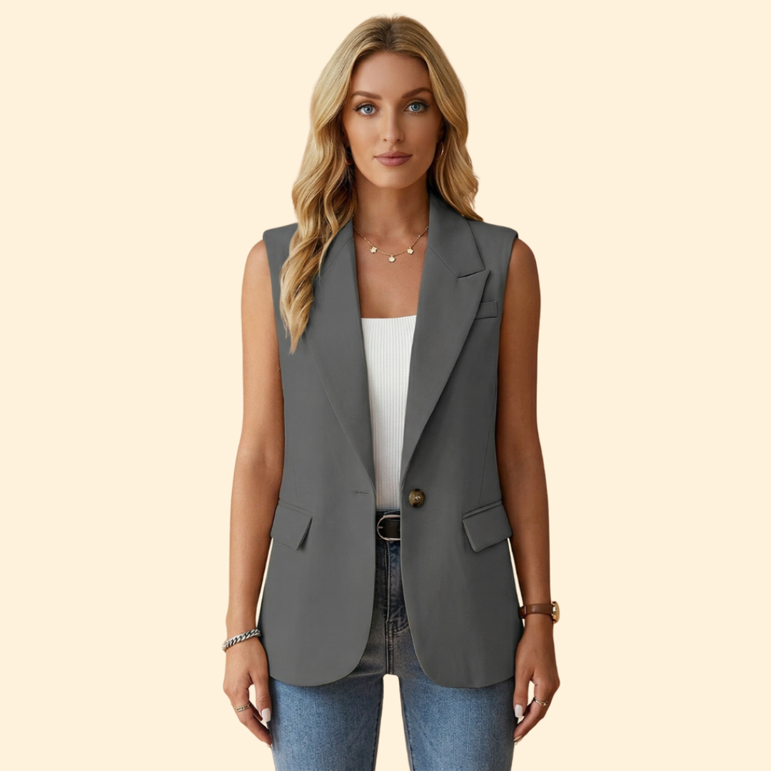 Women’s Chic Sleeveless Blazer