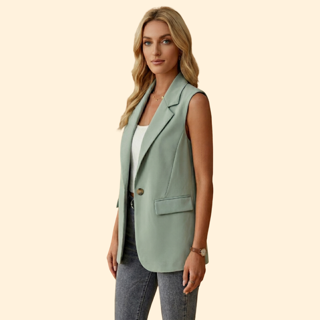 Women’s Chic Sleeveless Blazer