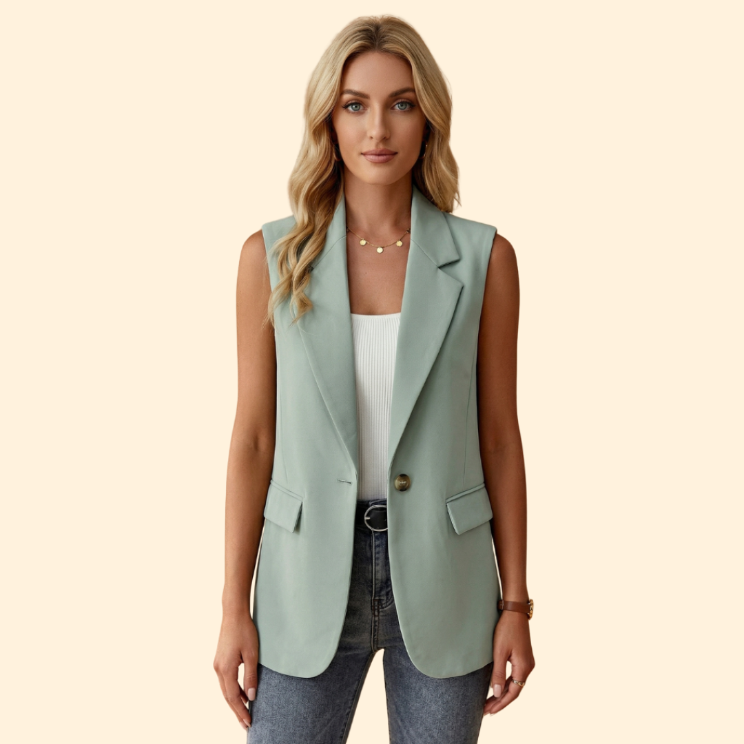Women’s Chic Sleeveless Blazer