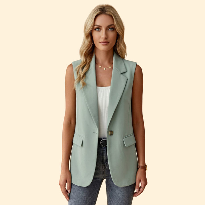 Women’s Chic Sleeveless Blazer