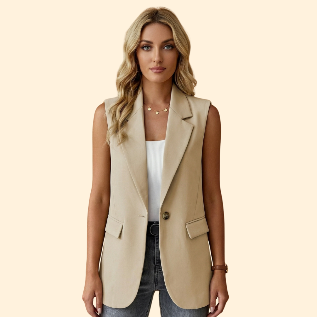 Women’s Chic Sleeveless Blazer