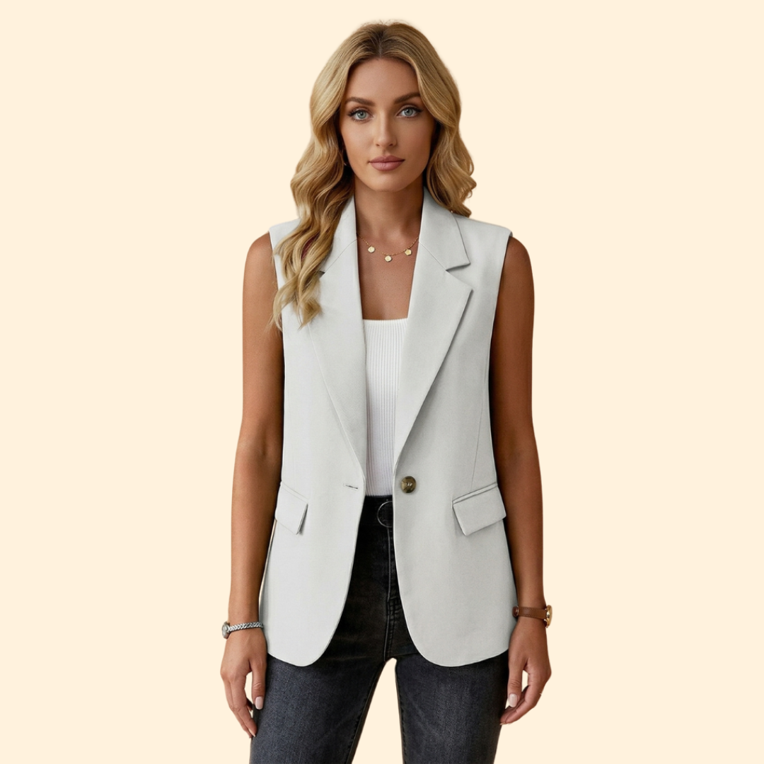 Women’s Chic Sleeveless Blazer