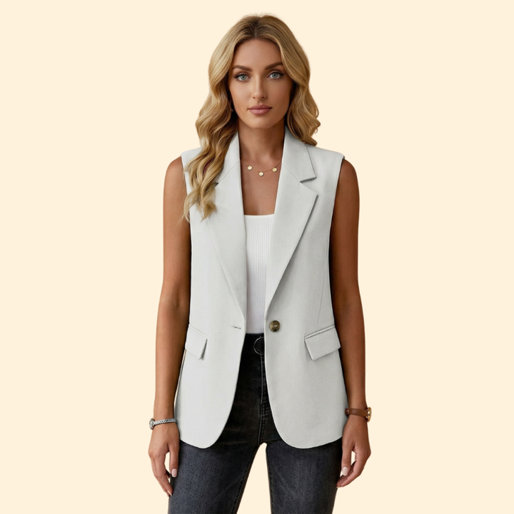 Women’s Chic Sleeveless Blazer