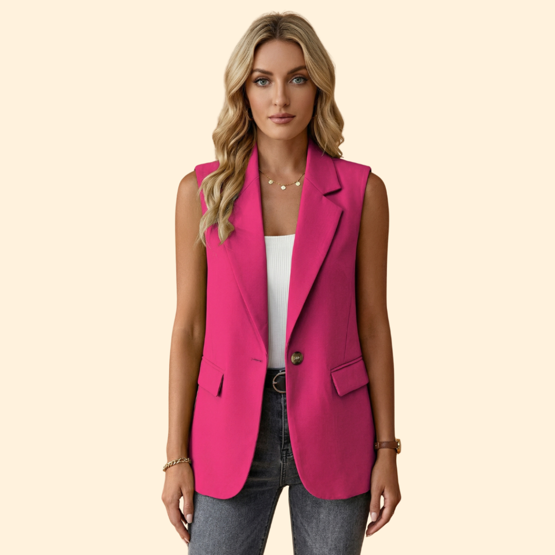 Women’s Chic Sleeveless Blazer