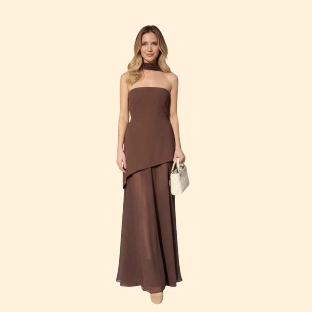 Women's Chic Strapless Dress