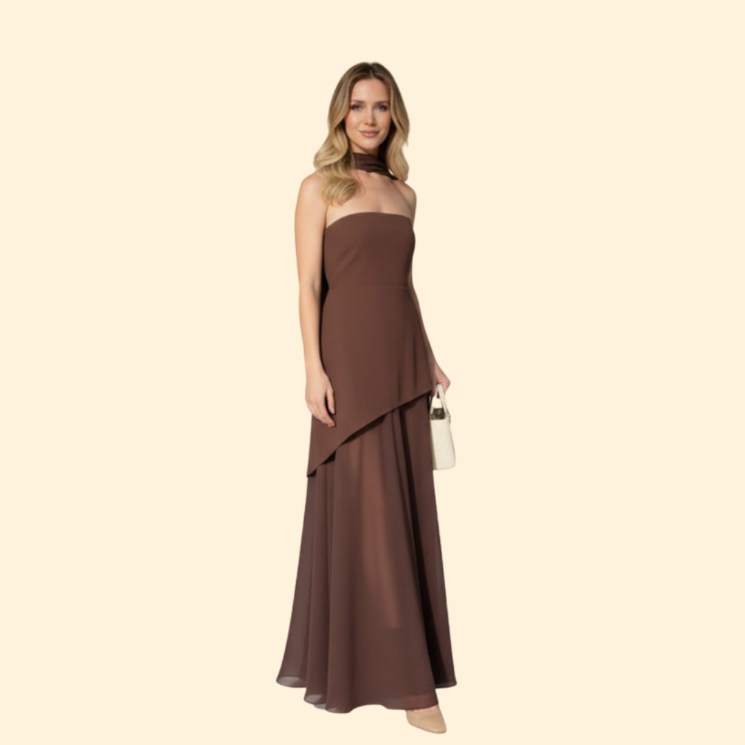Women's Chic Strapless Dress