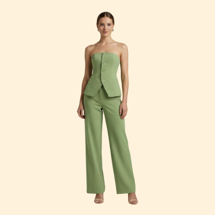 Women’s Chic Strapless Set