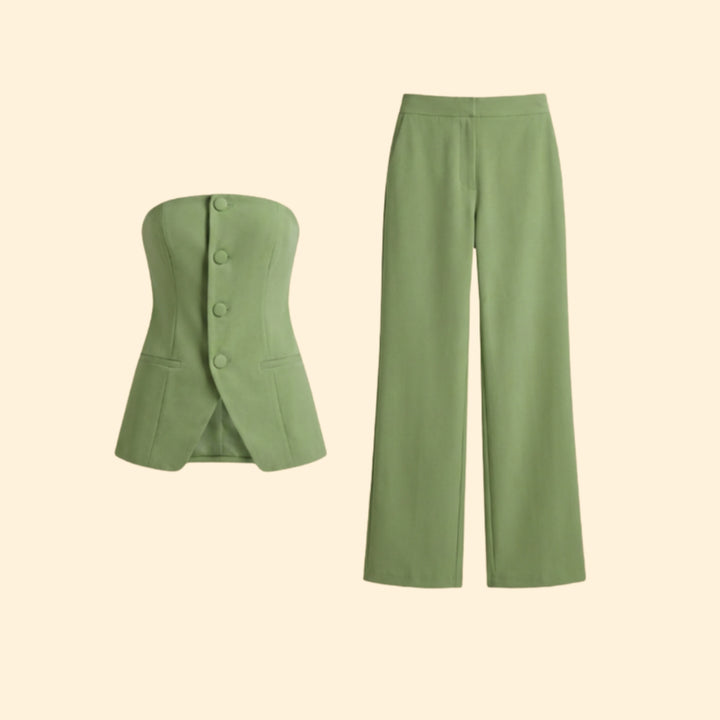 Women’s Chic Strapless Set