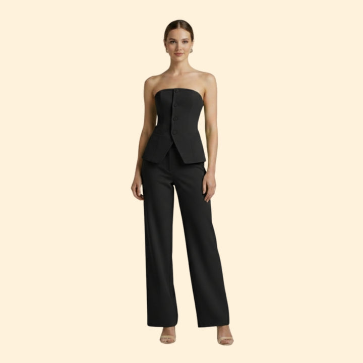 Women’s Chic Strapless Set