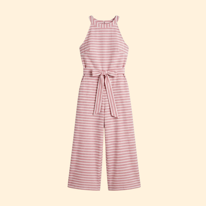 Women's Chic Striped Jumpsuit